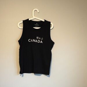 Peloton Black Canada Tank Top